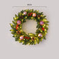 Christmas wreath rattan 30/40/50/60cm Christmas decoration wreath door hanging scene