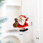 Christmas Decorations Elderly Snowman Gingerbread Man Small Pendant