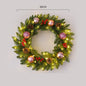 Christmas wreath rattan 30/40/50/60cm Christmas decoration wreath door hanging scene