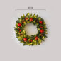 Christmas wreath rattan 30/40/50/60cm Christmas decoration wreath door hanging scene