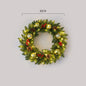 Christmas wreath rattan 30/40/50/60cm Christmas decoration wreath door hanging scene