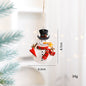 Christmas Decorations Elderly Snowman Gingerbread Man Small Pendant