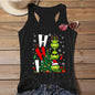 Women's Independence Day Printed Christmas Print Tank Top