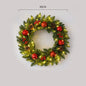 Christmas wreath rattan 30/40/50/60cm Christmas decoration wreath door hanging scene