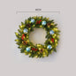 Christmas wreath rattan 30/40/50/60cm Christmas decoration wreath door hanging scene