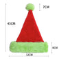 Plush Santa Hats Velvet Christmas Hat Thicken Plush Xmas Holiday Hat With Lined New Year Festive Party