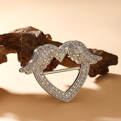 Waist-cinching Accessory Clip For Securing High-end Brooches